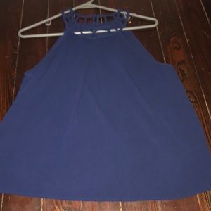 Blue tank top